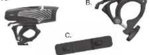 NiteRider Lumina 350 - PARTS LIST AND IDENTIFICATION - 1