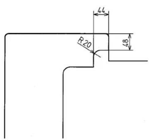 Yamato Z7000SD-8 class - Table cutting diagram for fully-submerged type with device - 1