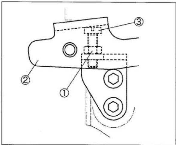 Yamato VFS2503-8 - 押工の上り量の調節 - 2