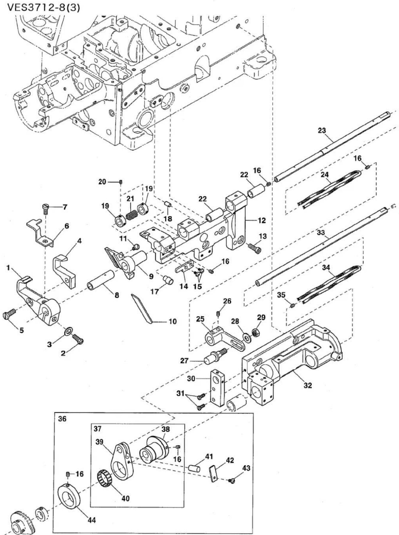 Yamato VES3712-8 - ILLUSTRATED SPARE PARTS LIST - 3