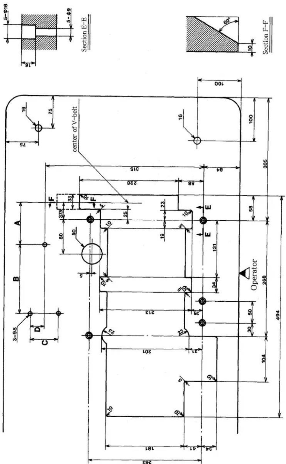 Yamato CF2339M-1 - Supporting board (Semi-submerged type) - 4