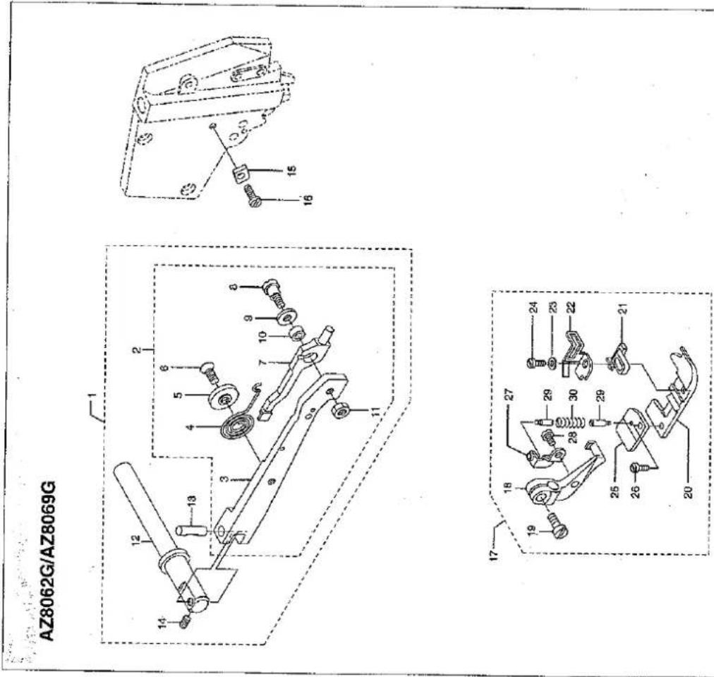 Yamato AZ8560 - Parts List - 1
