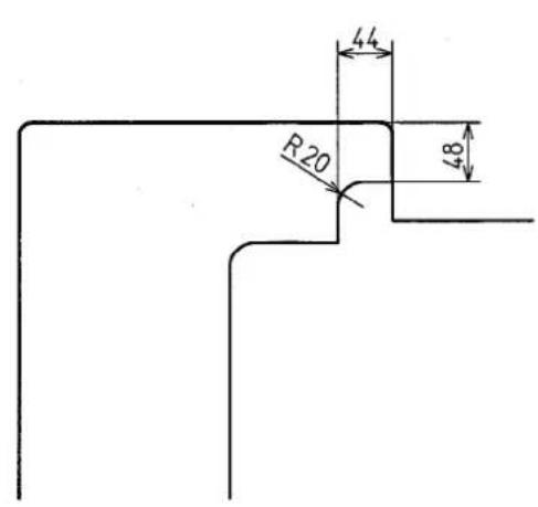 Yamato AZ7000G-8 class - Table cutting diagram for fully-submerged type with a device - 1