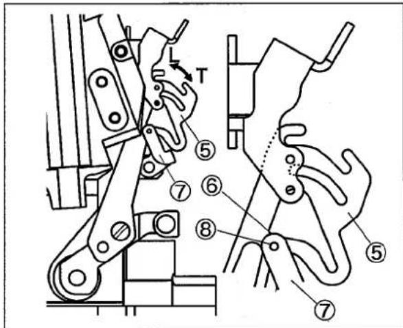 Yamato AZ7000G-8 class - Needle thread tension for double chainstitch - 3