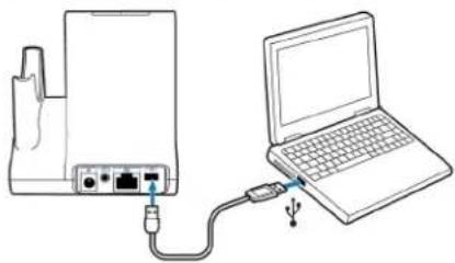 PLANTRONICS Savi W710A - Anschließen Ihres Computers - 1