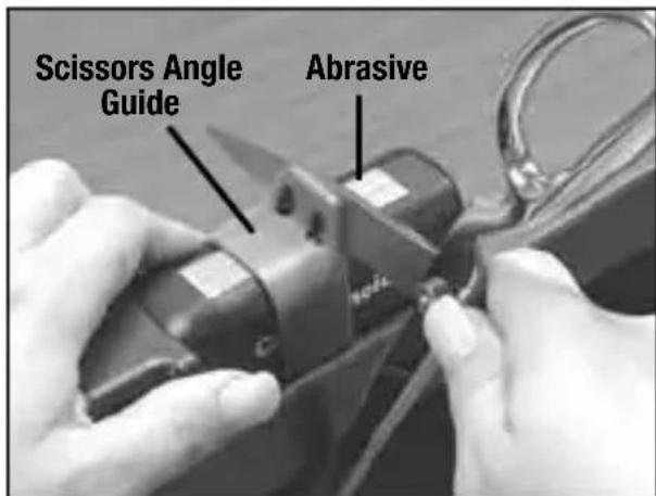Chef's Choice Manual 490 - DeTAiLeD PROceDURe FOR sTANDARD RiGHT-HANDeD scissORs - 1