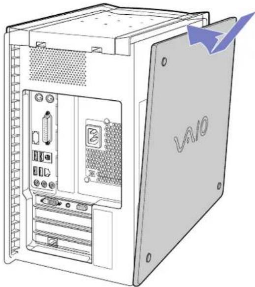 SONY Vaio PCV-RX404 - Schließen der Seitenabdeckung - 1