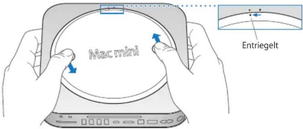 Mac mini Entriegelt