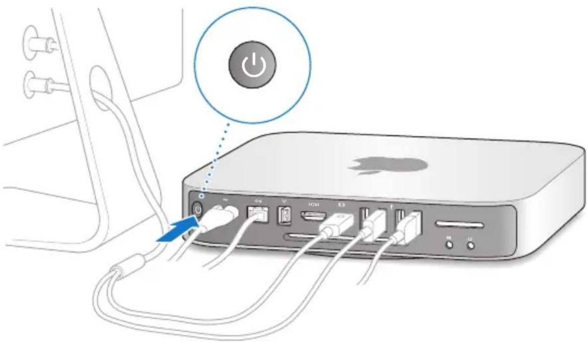 APPLE Mac Mini (2010) - Schritt 4: Schließen Sie ein Monitorkabel an den HDMI-Anschluss oder den Mini DisplayPort-Anschluss an. - 2