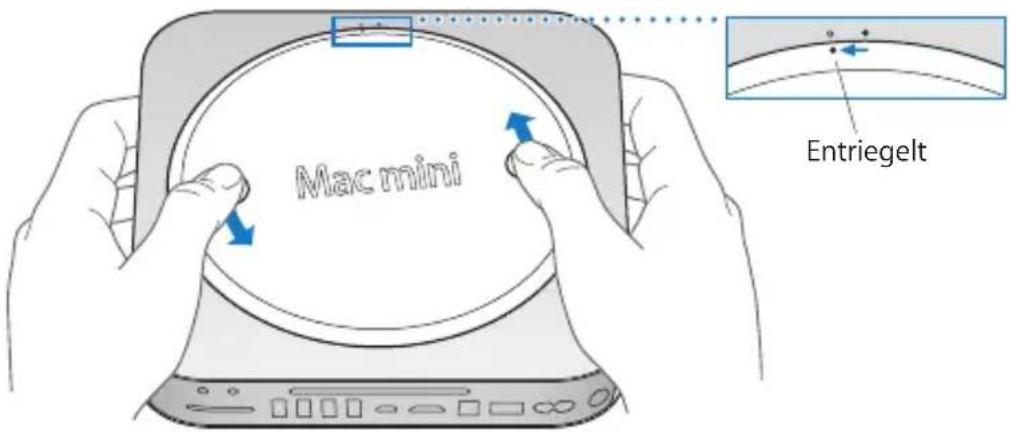 Mac mini Entriegelt
