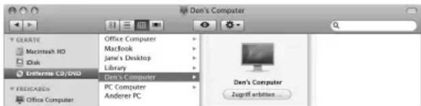 APPLE Mac Mini (2009) - Gehen Sie wie folgt vor, um eine DVD oder CD freizugeben: - 1
