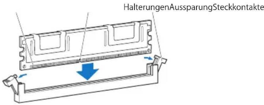 HalterungenAussparungSteckkontakte