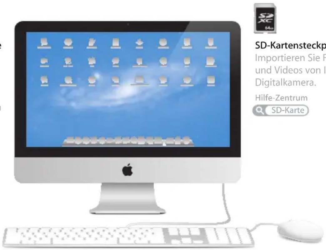 SD-Kartensteckp Importieren Sie F und Videos von I Digitalkamera. Hilfe-Zentrum SD-Karte