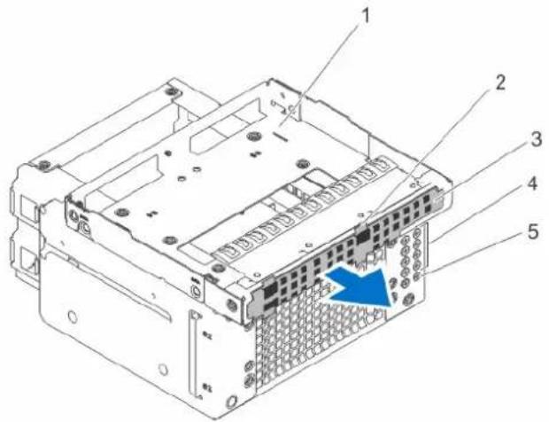 DELL PowerEdge T20 D13M - Einbauen des optischen Laufwerks - 7