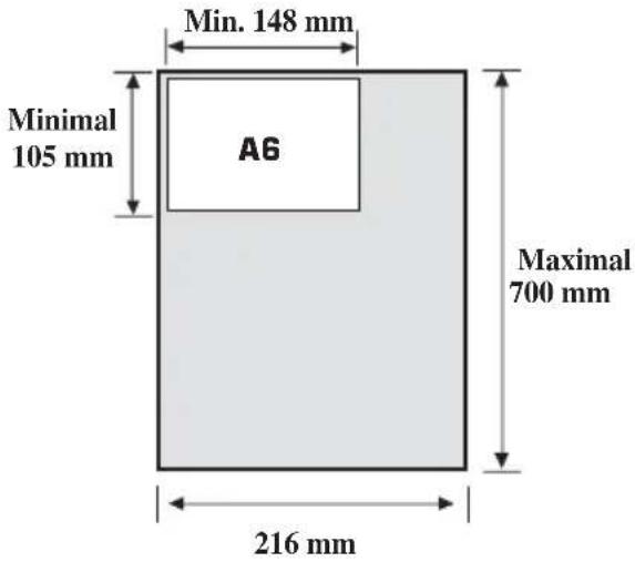T-Mobile Fax 4300 - Abtastbarer Dokumentenbereich - 1