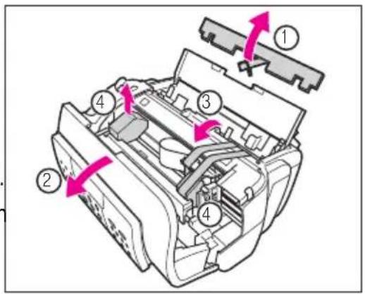 T-Mobile Fax 4300 - Transportsicherungen entfernen - 1