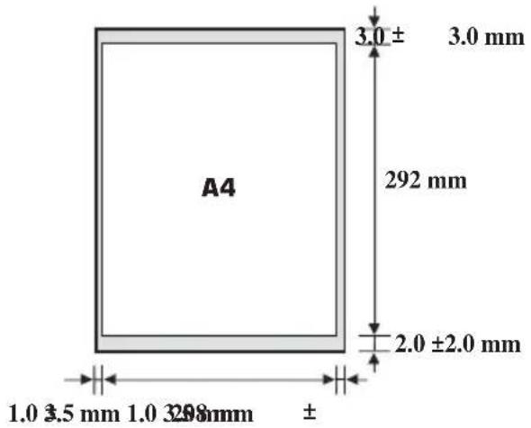 T-Mobile Fax 4300 - Abtastbarer Dokumentenbereich - 2