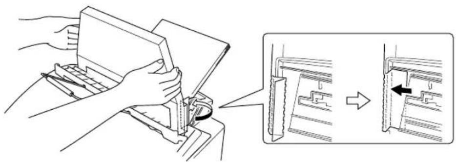 BROTHER FAX-8250P - Staubschutz befestigen - 1
