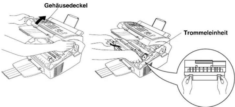 Gehäusedeckel Trommeleinheit