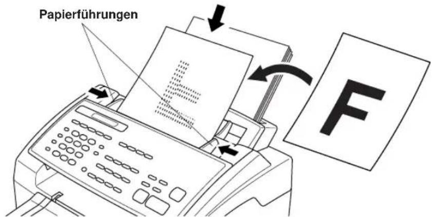 Papierführungen F