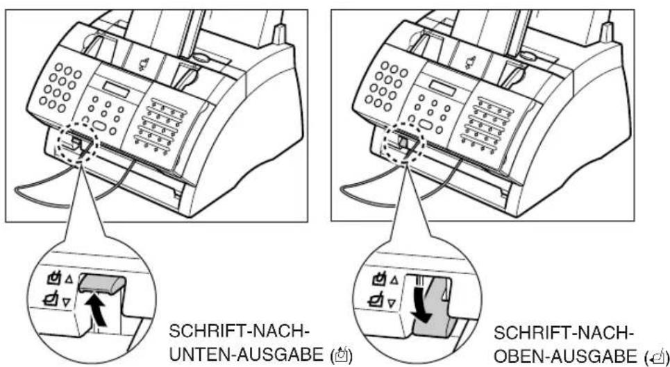 CANON FAX-L240 - ■Auswahl der Papierausgabe - 1