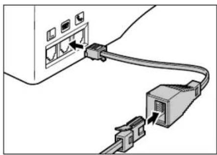 CANON FAX-L240 - Anschluß externer Geräte - 2