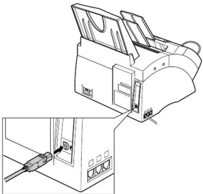 CANON FAX-L240 - Anschluß des FAX-L290 an Ihren PC - 1