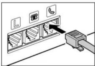 CANON FAX-L240 - Anschluß des Telefonkabels und Anschluß von externen Geräten - 3