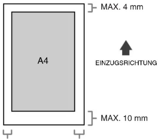 CANON FAX-L240 - Druckbereich - 1