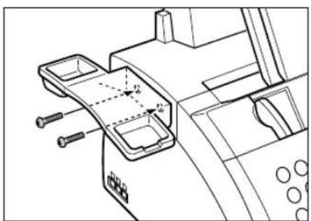 CANON FAX-L240 - Anbringen des Handapparats am FAX - 4