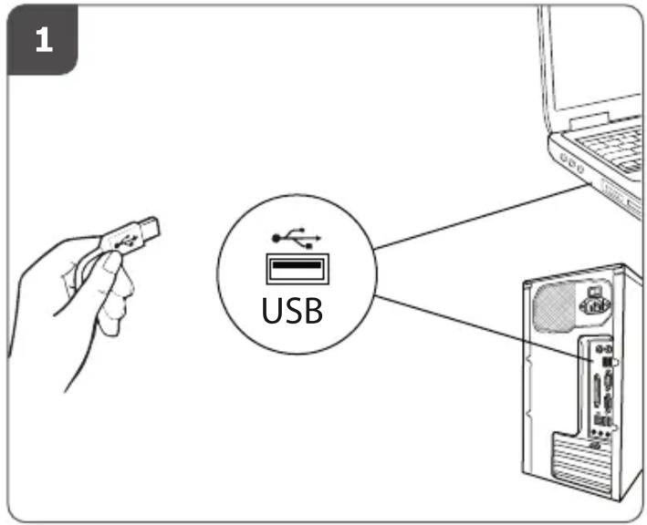 1 USB