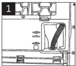 GRUNDIG GTA 38267 G - Wasserablaufschlauch anschließen - 1