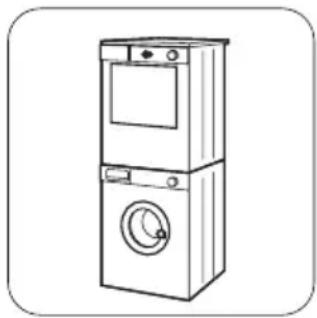 ZANKER KTE7101P - Bausatz Wasch-Trocken-Säule - 1