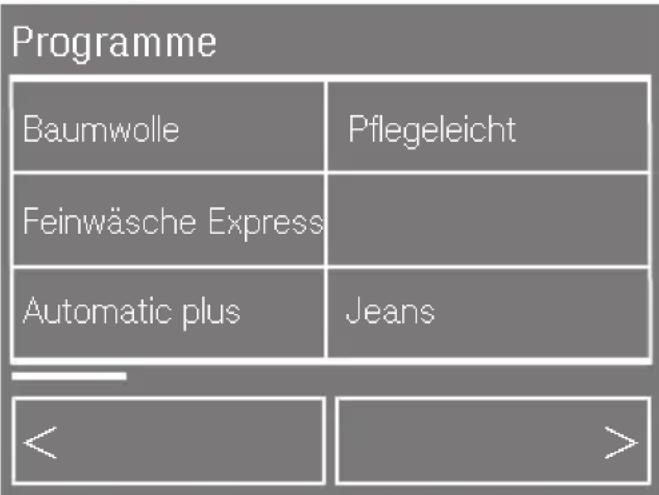 MIELE TMV 843 WP - Auswahlisten - 1