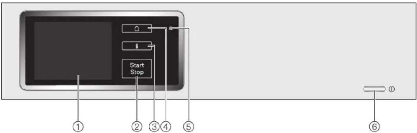 MIELE TMV 843 WP - Bedienblende - 1