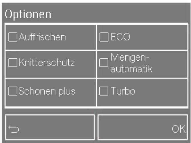 MIELE TMV 843 WP - Optionen oder Startvorwahl wählen (gegebenenfalls) - 2