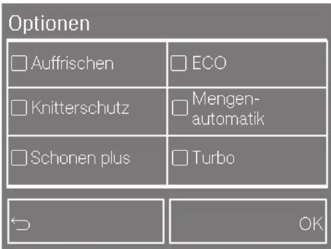 MIELE TMV 843 WP - Auswahlisten - 2