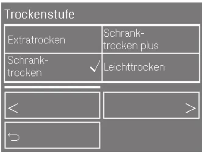 MIELE TMV 843 WP - Trockenstufenprogramme - 2