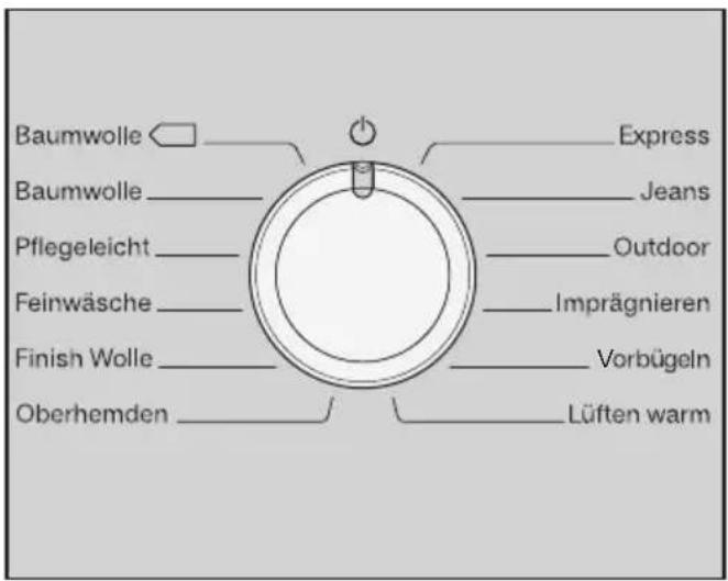 MIELE TDB 230 WP Active - Programmwahl - 1