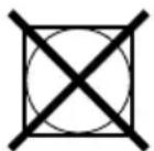 SIBIR WTM-TL WP 199 - Pflegesymbole - 3