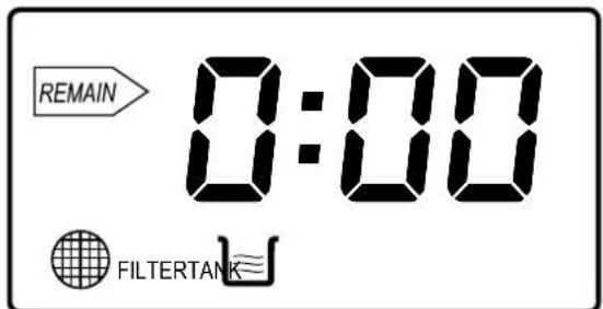 REMAIN 0:00 FILTERTANK