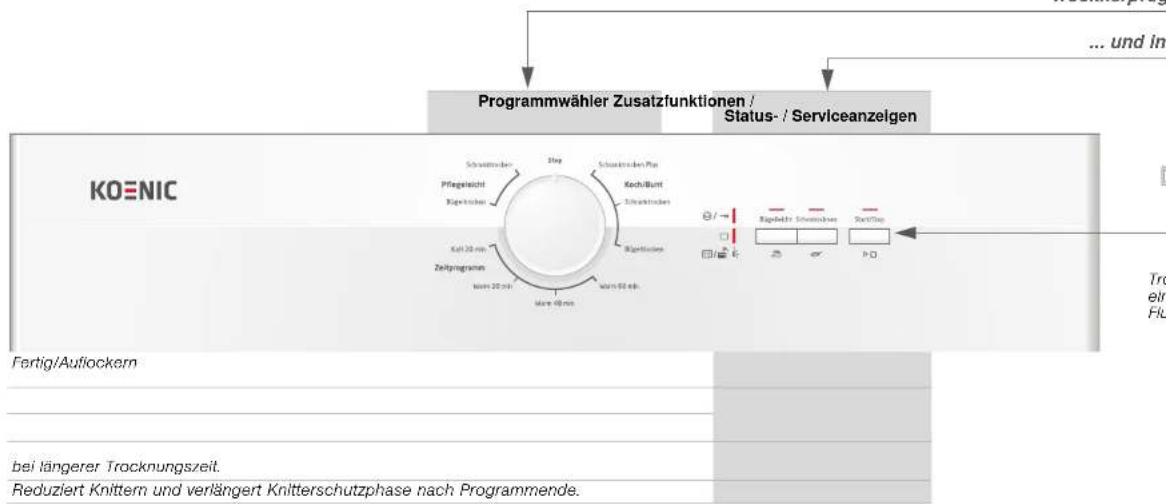 Koenic KDR72005 - Wäsche sortie - 1