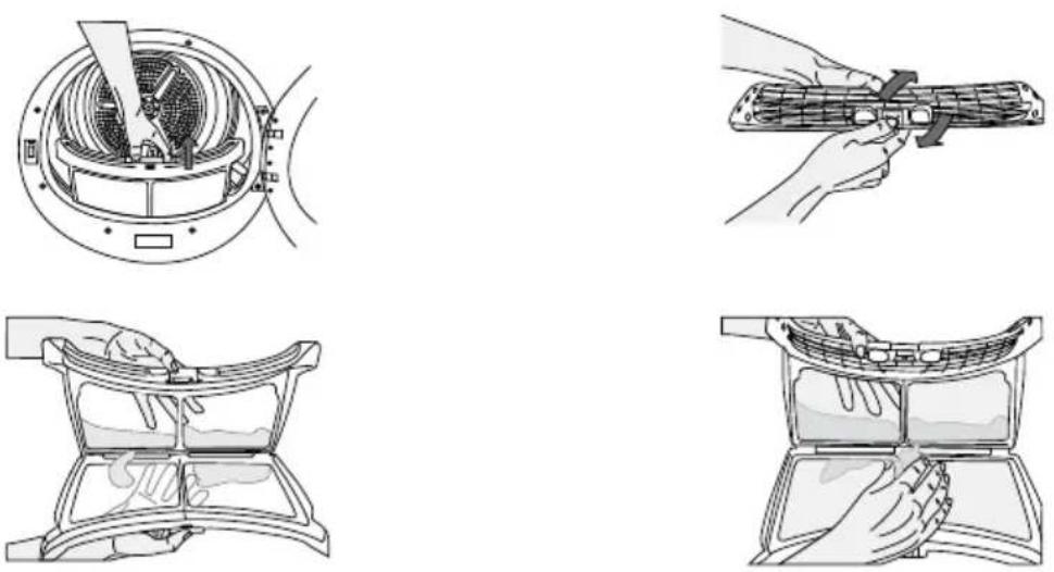 ELIN KT 711 N - Flusensieb reinigen - 1