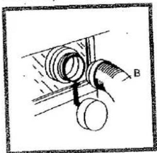 BOMANN WT 5011 - Feste Anbringung des Abluftschlauches - 2