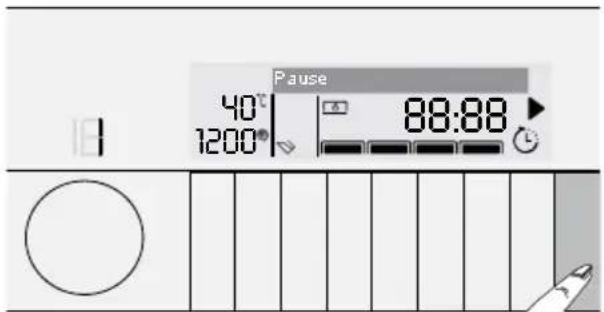 GRUNDIG GWD 59405 - Maschine anhalten (Pause): - 1