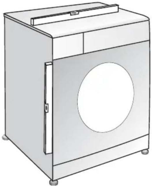 GRUNDIG GWD 59405 - Füße einstellen - 1