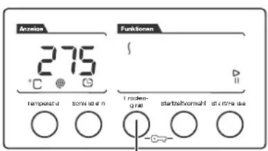Accesion 275 Temperature Sonstige n Funktionen { Laden- gie startbeihvorwah starbreise