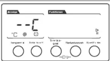 Anzign Funktionen Temperature Phase Shift Track Position Startset Position Stand-up Time