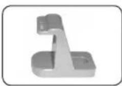 3D rendered mechanical component with a bracket and mounting base (no text or symbols visible)
