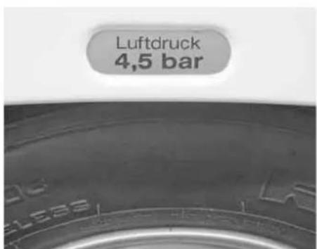 Hobby Premium (2016) - Für den Reifendruck gilt - 2